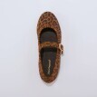 Kožené polobotky s leopardím vzorem