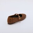 Kožené polobotky s leopardím vzorem