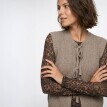Oversize vesta na zaviazanie