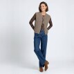 Oversize vesta na zaviazanie