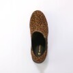 Nízke kožené čižmy s gumou a leopardím vzorom
