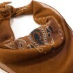 Voálová bandana šatka s potlačou