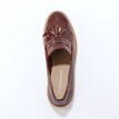 Slippers na klinovej podrážke, so strapcami