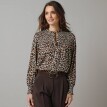 Košilová halenka s leopardím vzorem