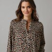 Košilová halenka s leopardím vzorem