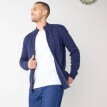 Pulover cu fermoar și model cu împletituri
