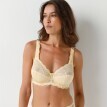 Sada 2 polovyztužených podprsenek Salford zn. Confidence Lingerie ze saténu a krajky, s kosticemi
