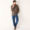 3 darabos flanel kockás ing szett