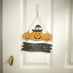 Vchodová ceduľa Halloween s kriedou