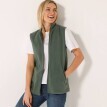 Fleecová vesta na zips