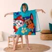 Dětské koupelové pončo Tlapková patrola®, froté a velur 320g/m1