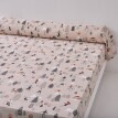 Bavlnené posteľná bielizeň s lyžiarskym motívom
