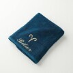 Koupelový textil s výšivkou astrologického znamení, bavlna 420g/m2