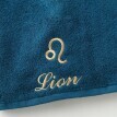 Koupelový textil s výšivkou astrologického znamení, bavlna 420g/m2