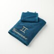 Koupelový textil s výšivkou astrologického znamení, bavlna 420g/m2