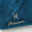Koupelový textil s výšivkou astrologického znamení, bavlna 420g/m2