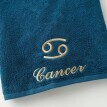 Koupelový textil s výšivkou astrologického znamení, bavlna 420g/m2