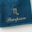 Koupelový textil s výšivkou astrologického znamení, bavlna 420g/m2