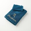 Koupelový textil s výšivkou astrologického znamení, bavlna 420g/m2