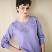 Sweter z ażurowym wzorem