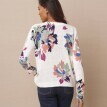 Sweter z kwiatowym nadrukiem
