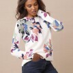 Sweter z kwiatowym nadrukiem