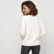Wzorzysty sweter Azura zapinany na guziki z dekoltem w kształcie tuniki