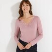 Tricou cald cu mânecă lungă, din amestec de lână