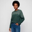 Laza, puha tapintású jacquard pulóver