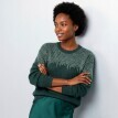 Laza, puha tapintású jacquard pulóver