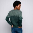 Laza, puha tapintású jacquard pulóver