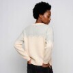 Laza, puha tapintású jacquard pulóver