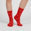 Комплект із 3 пар високих шкарпеток із сердечками