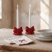Set de 2 sfeșnice ceramice în formă de arc