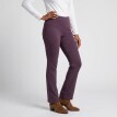Colanți tip bootcut cu talie elastică