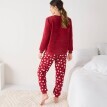 Pijamale din fleece cu motiv de Crăciun