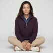 Pulovr se stojáčkem na zip a příměsí vlny