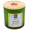 ARÔME Svíčka s dřevěným knotem a víčkem, Wild Berries, 400 g