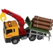 Ciężarówka z hydraulicznym ramieniem i drewnem na kole zamachowym ze światłem, 26 cm