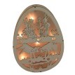 Dekoracyjne jajko rzeźbione Gąski