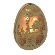 LED dekoračné vyrezávané vajíčko