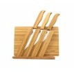 Ceramiczne noże + bambusowa deska
