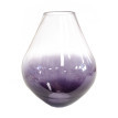 Vaza de sticlă violet