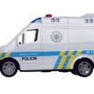 Auto policie dodávka 15 cm na setrvačník se zvukem/světlem