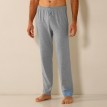 Pantaloni de pijama cu accente gri