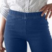Kształtujące spodnie z elastyczną talią i efektem płaskiego brzucha