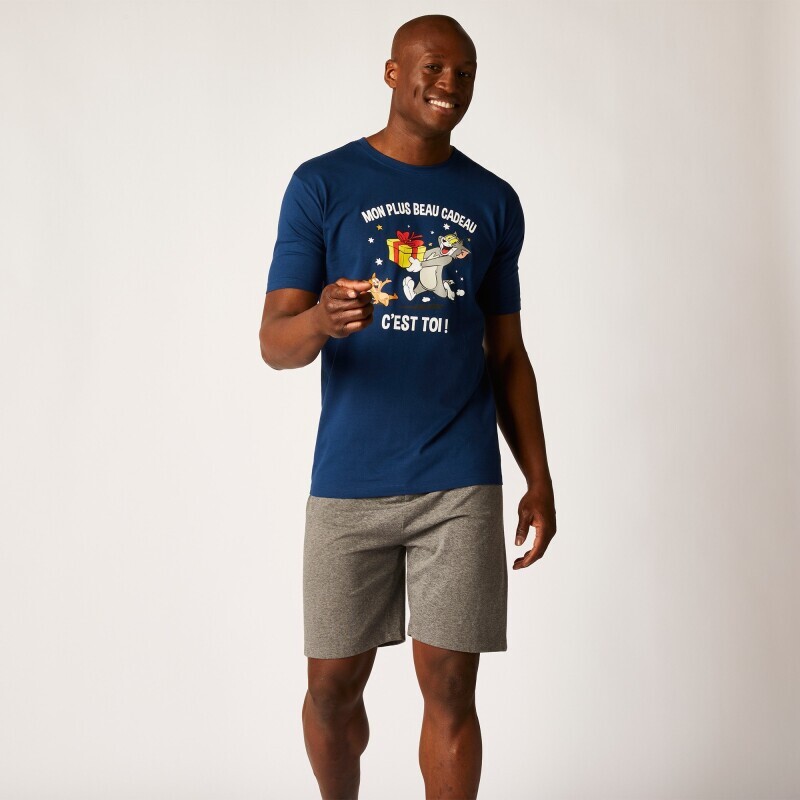     Pyžamo se šortkami a potiskem Tom a Jerry