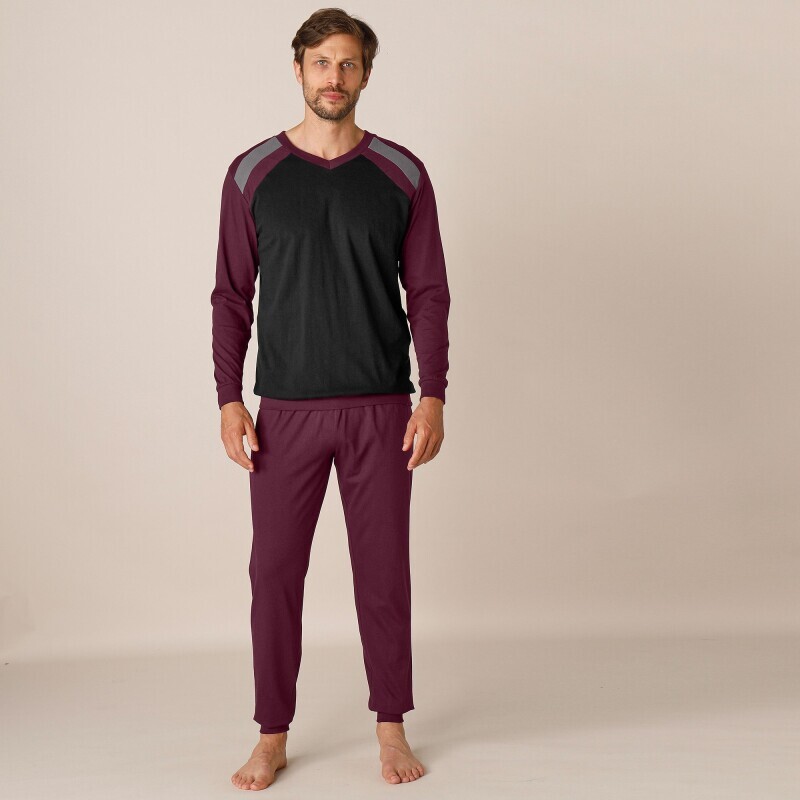     Sada 2 pyžam, trojbarevný design
