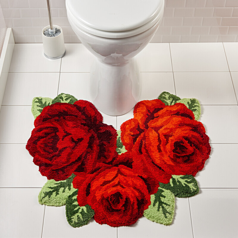Dywanik łazienkowy Róże