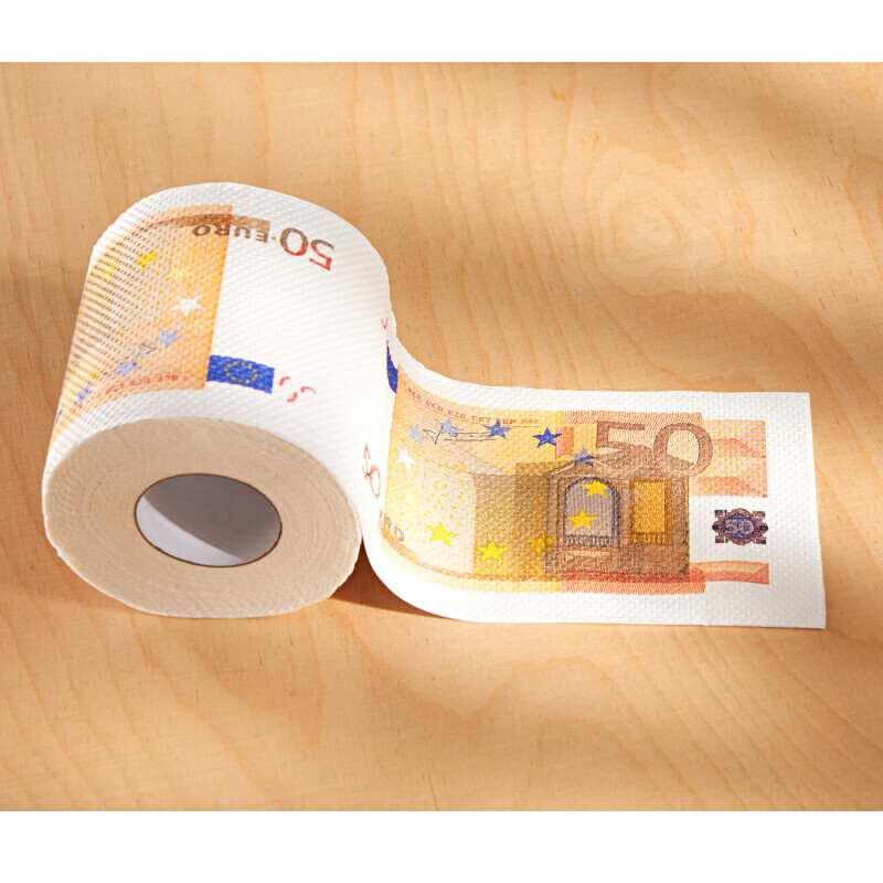 Toaletný papier "50 €"